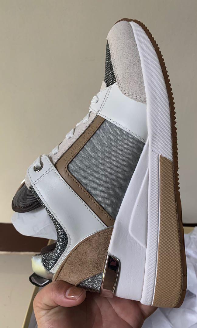 Michael Kors Georgie Trainer, Women's Fashion, Footwear, Wedges on Carousell