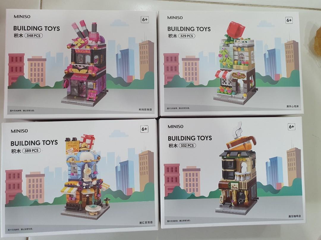 Miniso building blocks set of 4, Hobbies & Toys, Toys & Games on Carousell