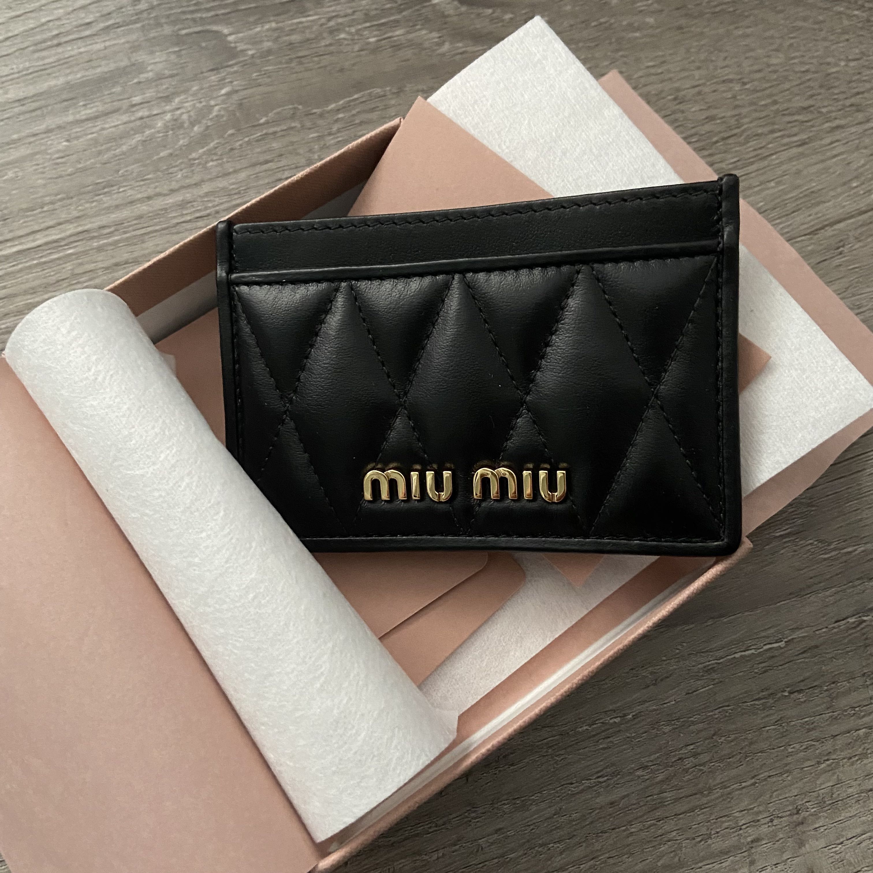 Miu miu store card holder