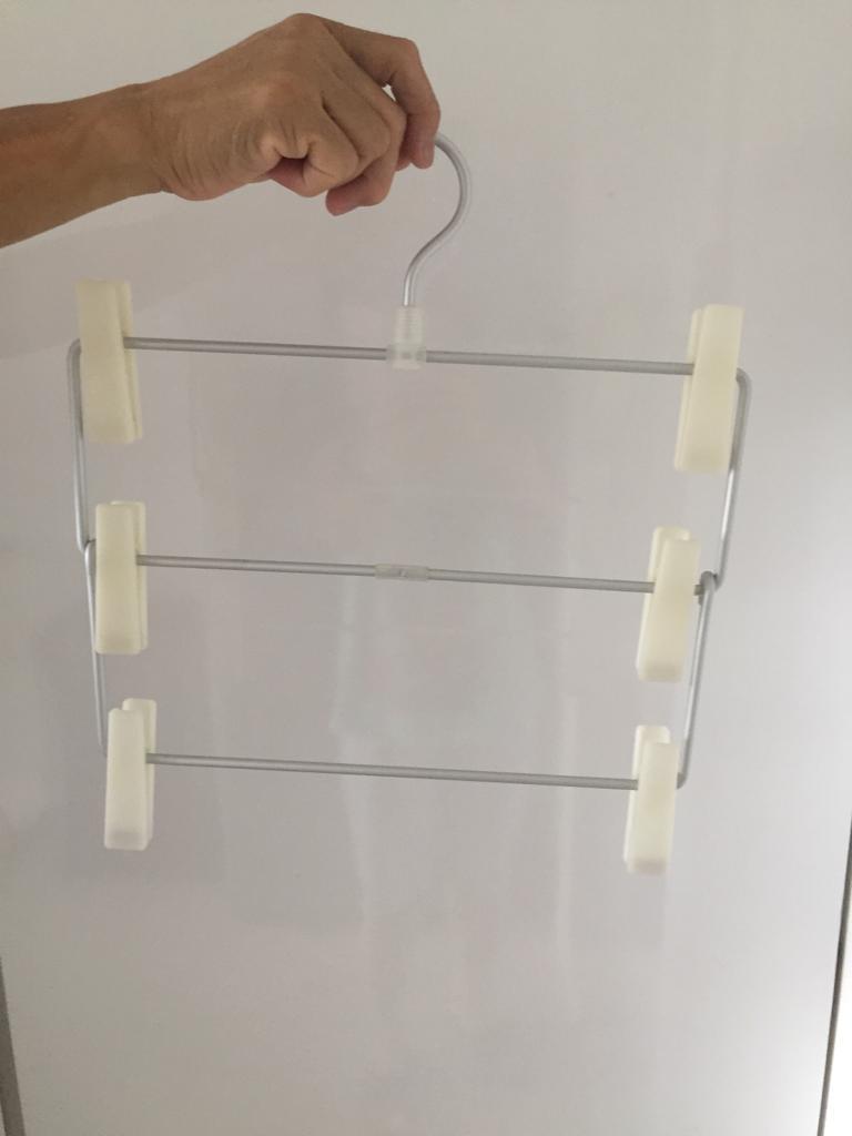 Muji aluminium hanger/3 tier, Furniture & Home Living, Furniture