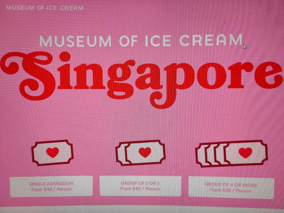Museum of Ice Cream (MOIC) Singapore Tickets, Tickets & Vouchers, Local