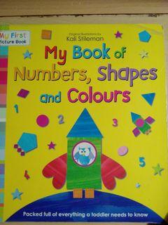 My book of numbers,shape,colours