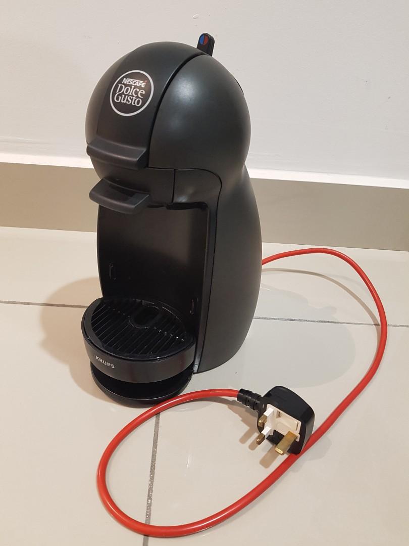 NESCAFE Dolce Gusto Piccolo Manual Coffee Machine Black By Krups