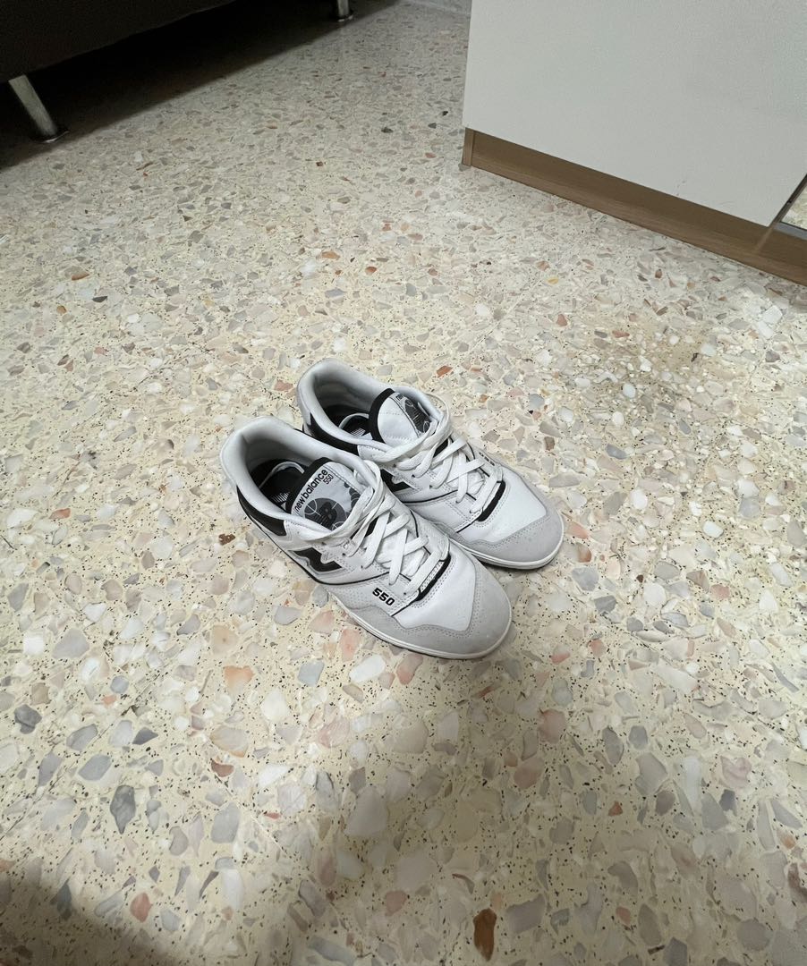 New Balance 550 Sea Salt Black, Men's 