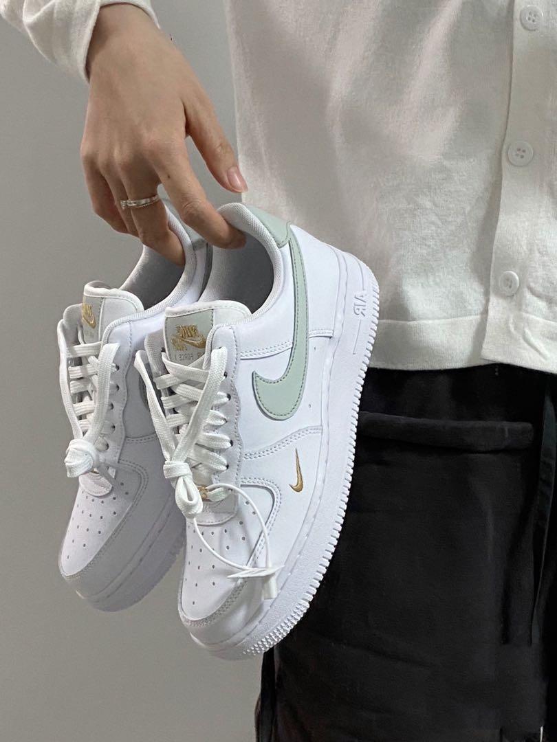 mint green suede air force 1