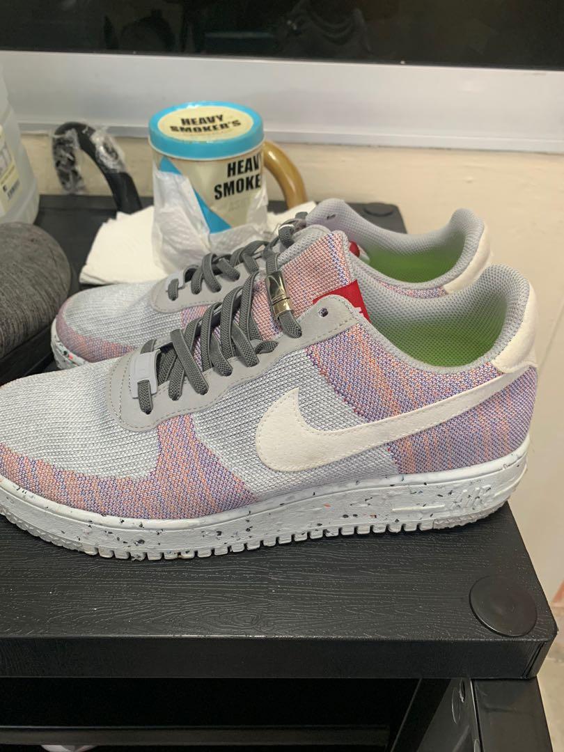 Nike Air Force 1 Crater Flyknit Wolf Grey