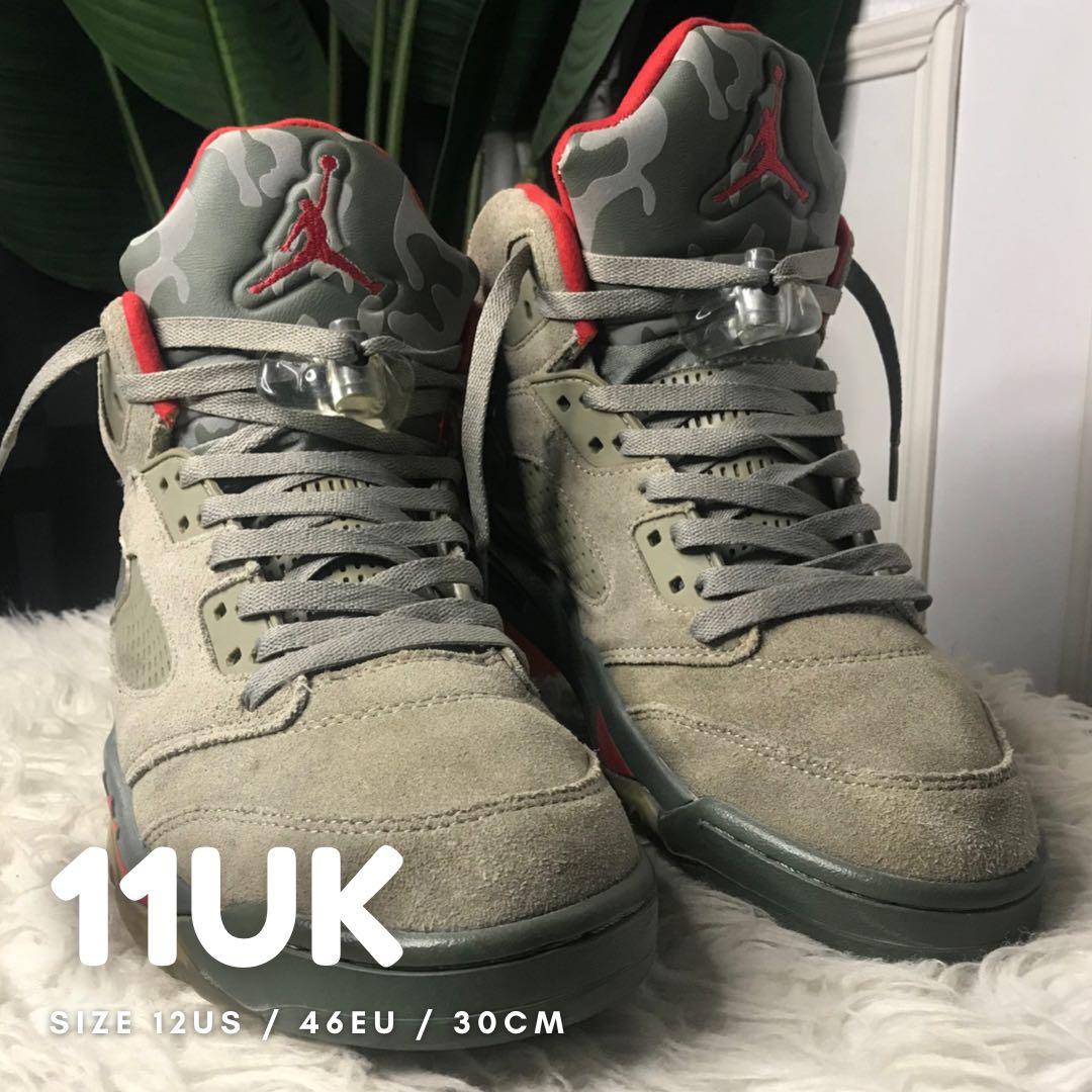 NIKE AIR JORDAN 5 RETRO REFLECTIVE CAMO 11UK Men s Fashion