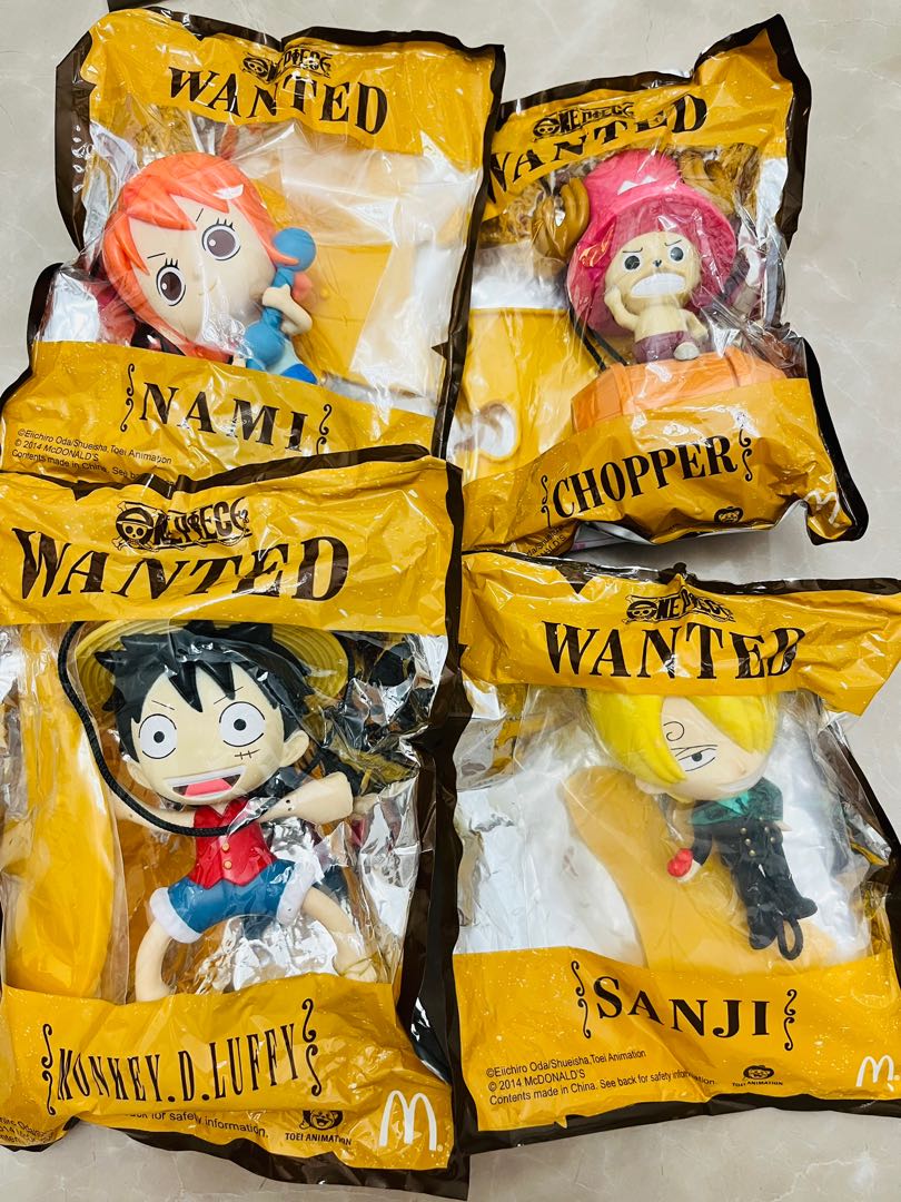 One piece figurines from McDonald’s limited edition, Hobbies & Toys