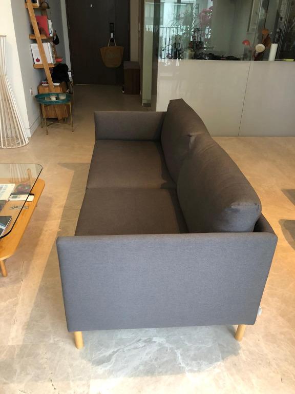 Original Habitat Hyde 3 Seater Sofa Charcoal, Furniture & Home Living