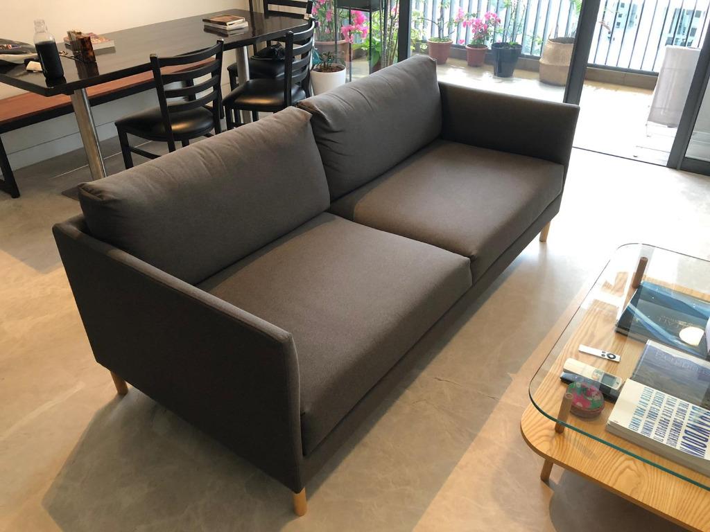 Original Habitat Hyde 3 Seater Sofa Charcoal, Furniture & Home Living