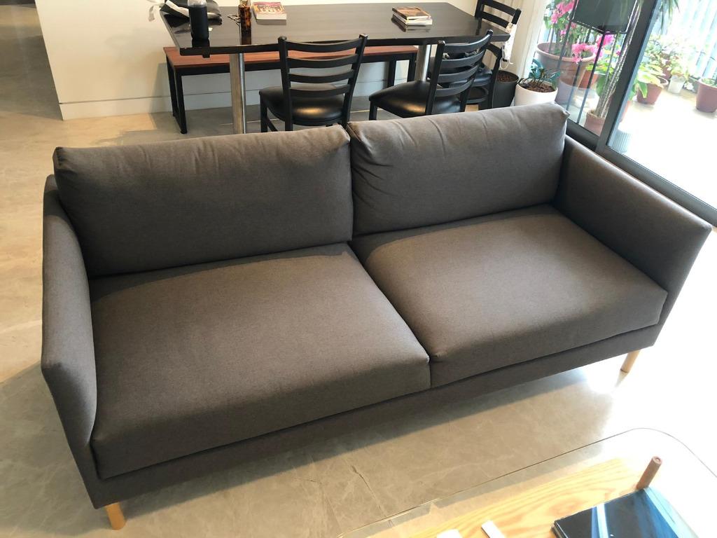 Original Habitat Hyde 3 Seater Sofa Charcoal, Furniture & Home Living