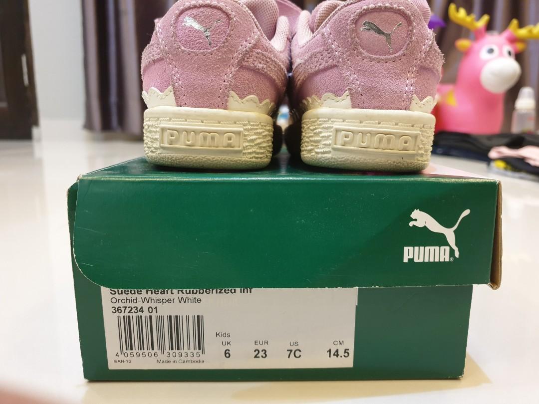 puma suede heart rubberized