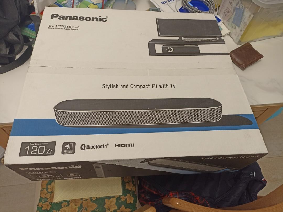 Panasonic htb258 2.1 wireless compact hot sale sound bar