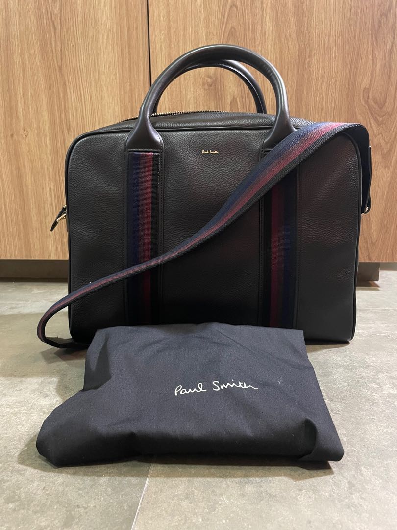 Paul smith leather briefcase on sale