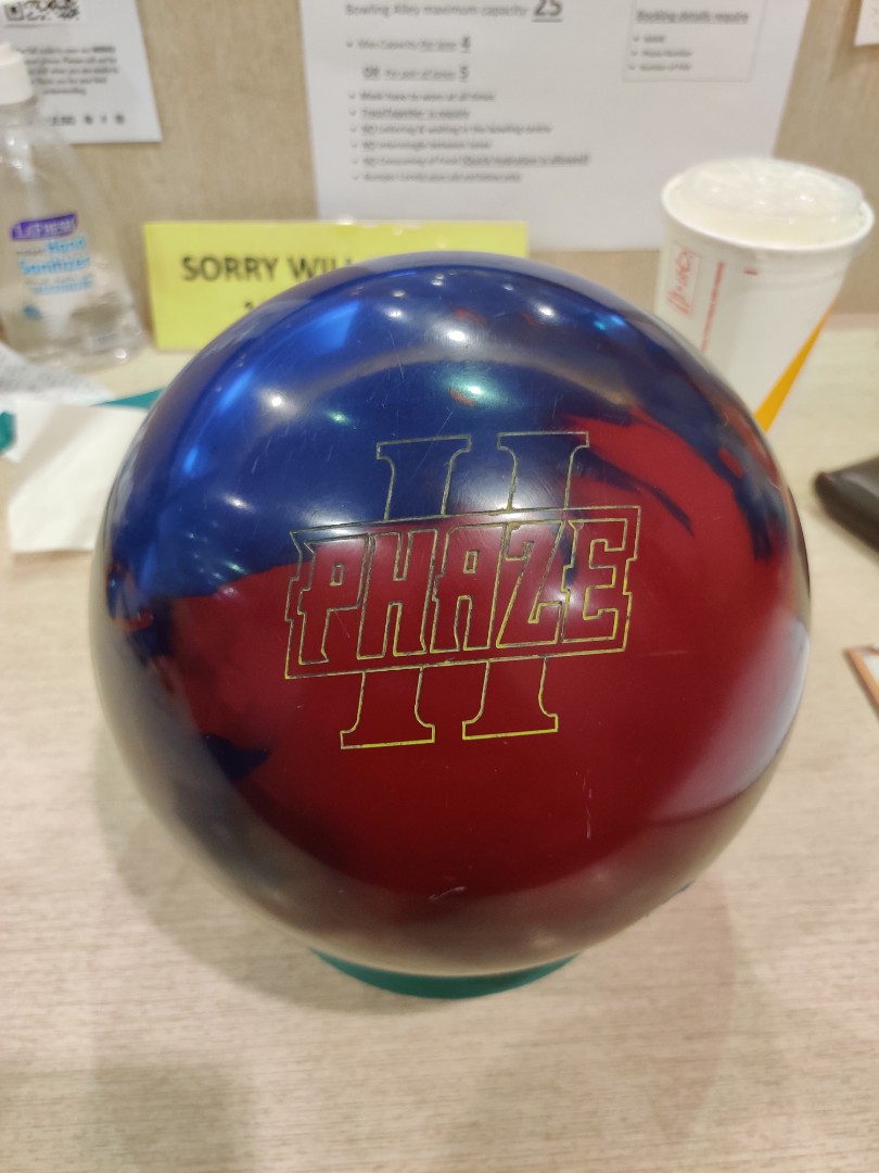 Phaze 2 Bowling ball Sports Equipment Sports Games Billiards