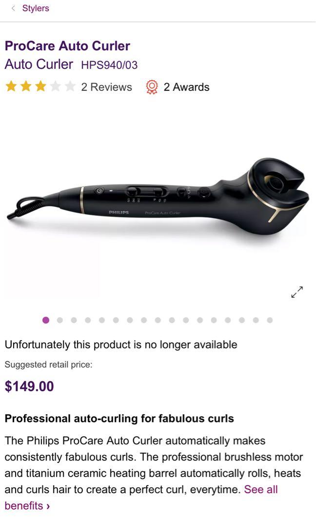 Philips procare auto curler price deals