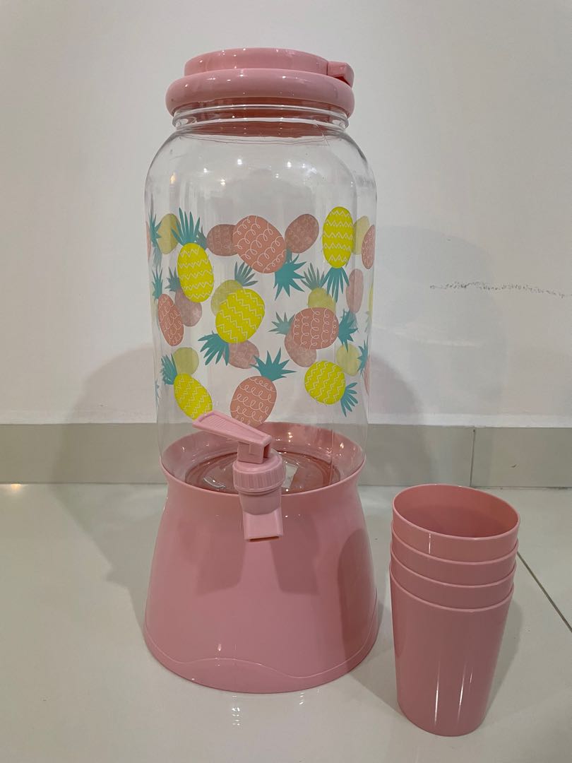 Pineapple drinks dispenser, Furniture & Home Living, Kitchenware