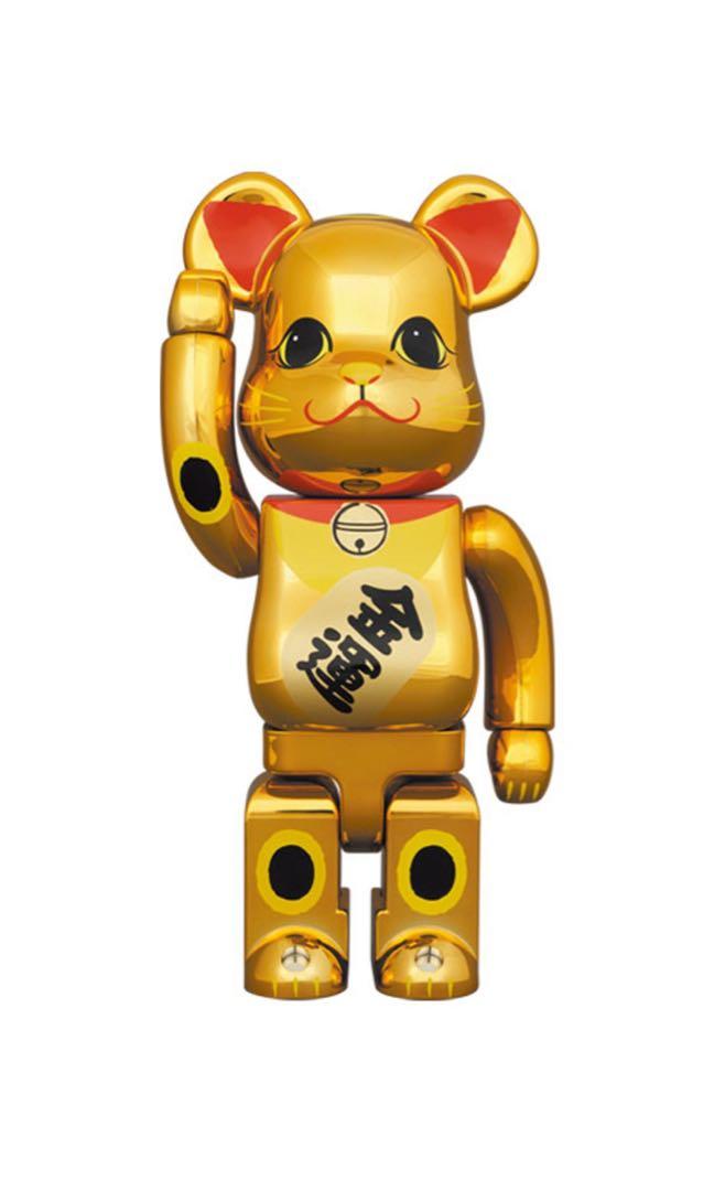 Medicom Toys Bearbrick 2017 Skytree 100% Gold Lucky Cat Neko #5 Be@rbrick 1pc 