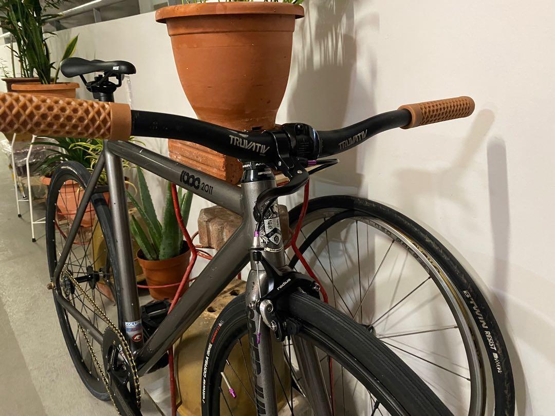 Fixie front brake clearance