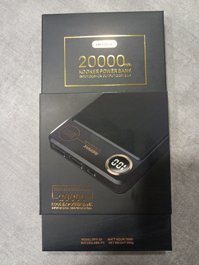 Remax 20000mAh Power Bank., Mobile Phones & Gadgets, Mobile & Gadget ...