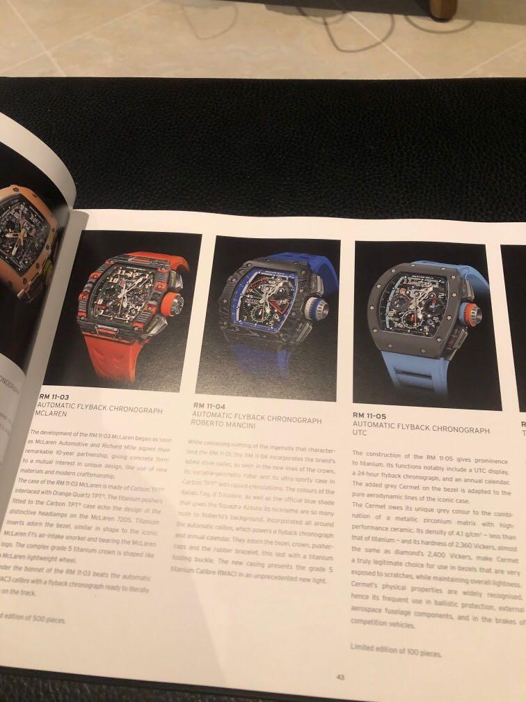 Richard mille brand book shop