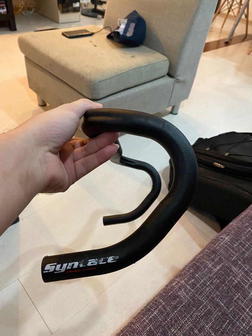 ROAD BIKE DROP BAR SYNTACE RACELITE HANDLE BAR, Sports Equipment