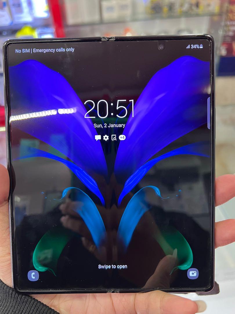 Samsung Z Fold 2 Black ( USED ), Mobile Phones & Gadgets, Mobile Phones