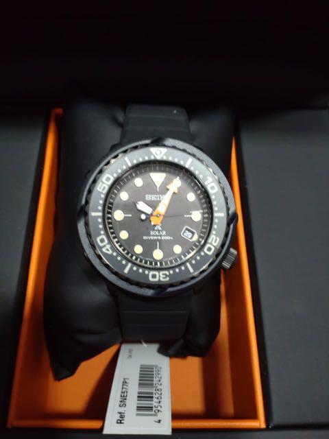 Seiko Prospex Tuna BLACK SERIES Limited Edition - SNE577P1, Men's Fashion,  Watches & Accessories, Watches on Carousell
