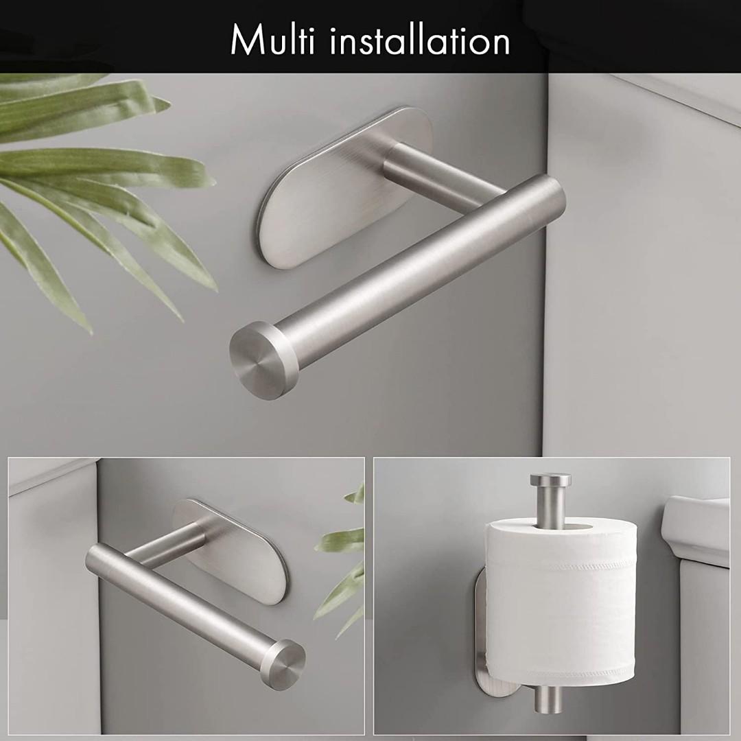 Picture Idea: Self Adhesive Toilet Paper Holder Stick On Toilet Paper Roll