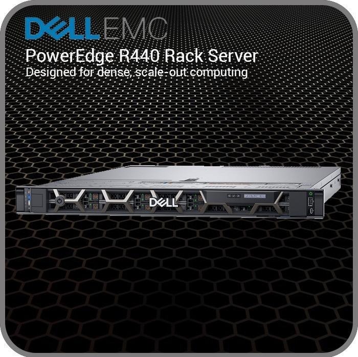Server - Dell EMC PowerEdge R440 Intel Xeon Silver 4210R 2.4G, 10C/20T ...
