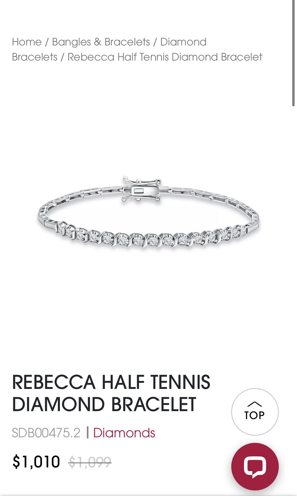 SK Half Tennis Diamond Bracelet Women s Fashion Jewelry