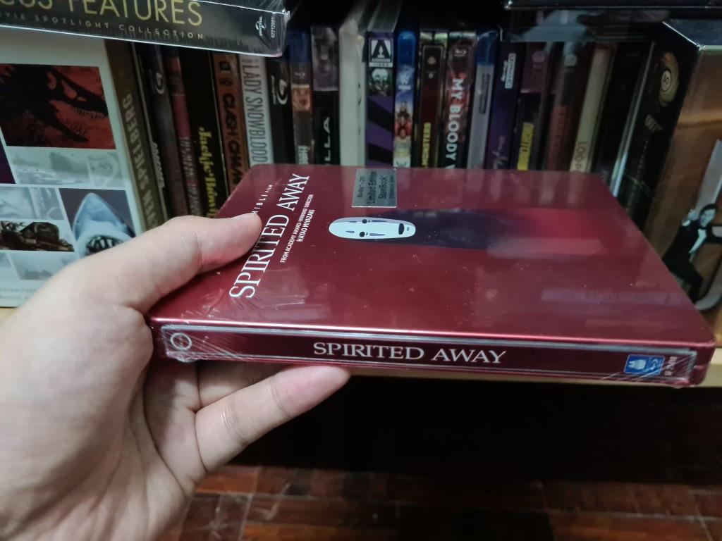 BLU　SEALED　DVDs　SPIRITED　Hobbies　Toys,　STEELBOOK　DVD　AWAY　ORIGINAL　EDITION　LIMITED　CDs　RAY　REGION　Music　Media,　NEW　US　IMPORT　A,　on　Carousell