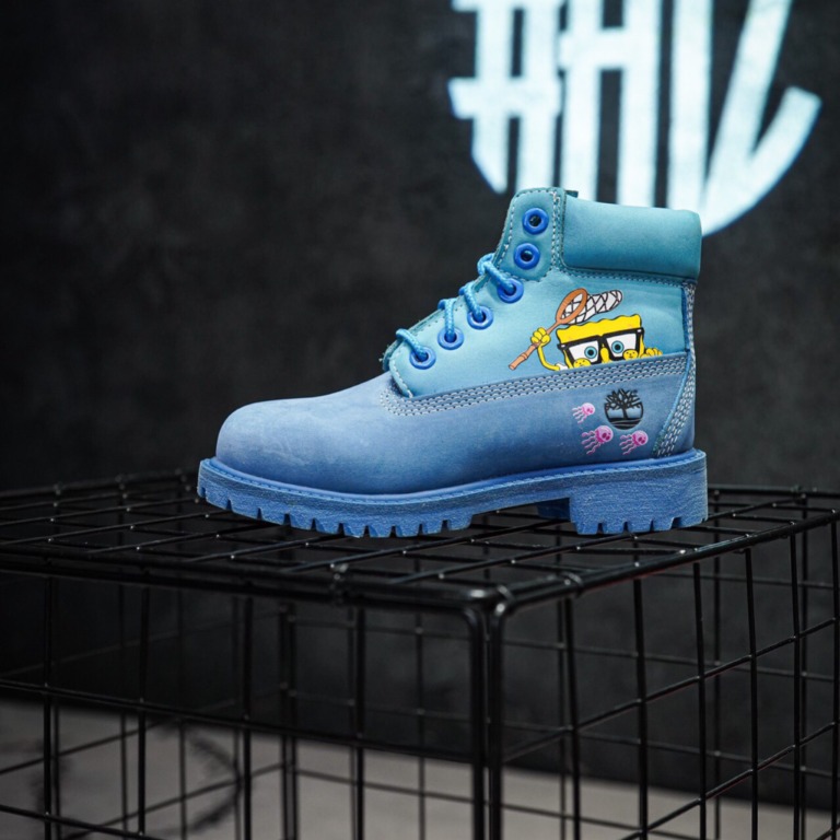 Spongebob discount blue timberlands