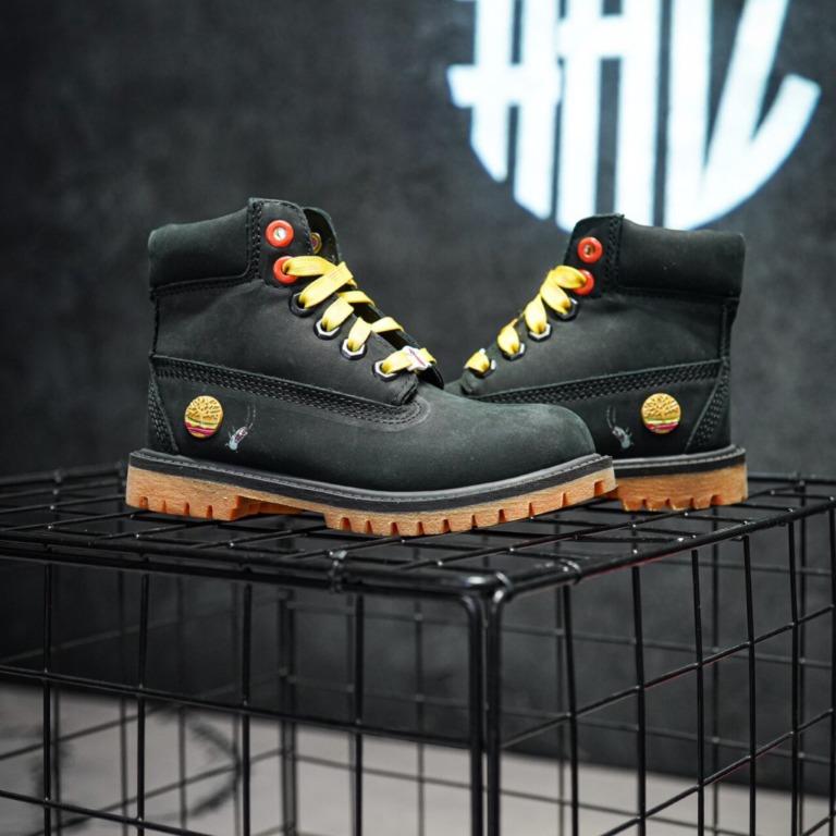SpongeBob x Timberland Boots Kid s Black Babies Kids Babies