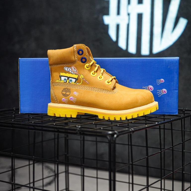 SpongeBob x Timberland Boots Kid s Classic Brown Babies Kids