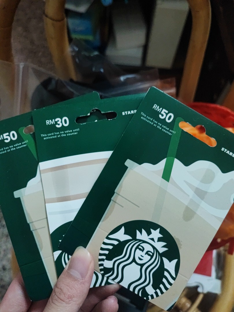 Starbucks Gift Card RM50. Free shipping., Mobile Phones ...