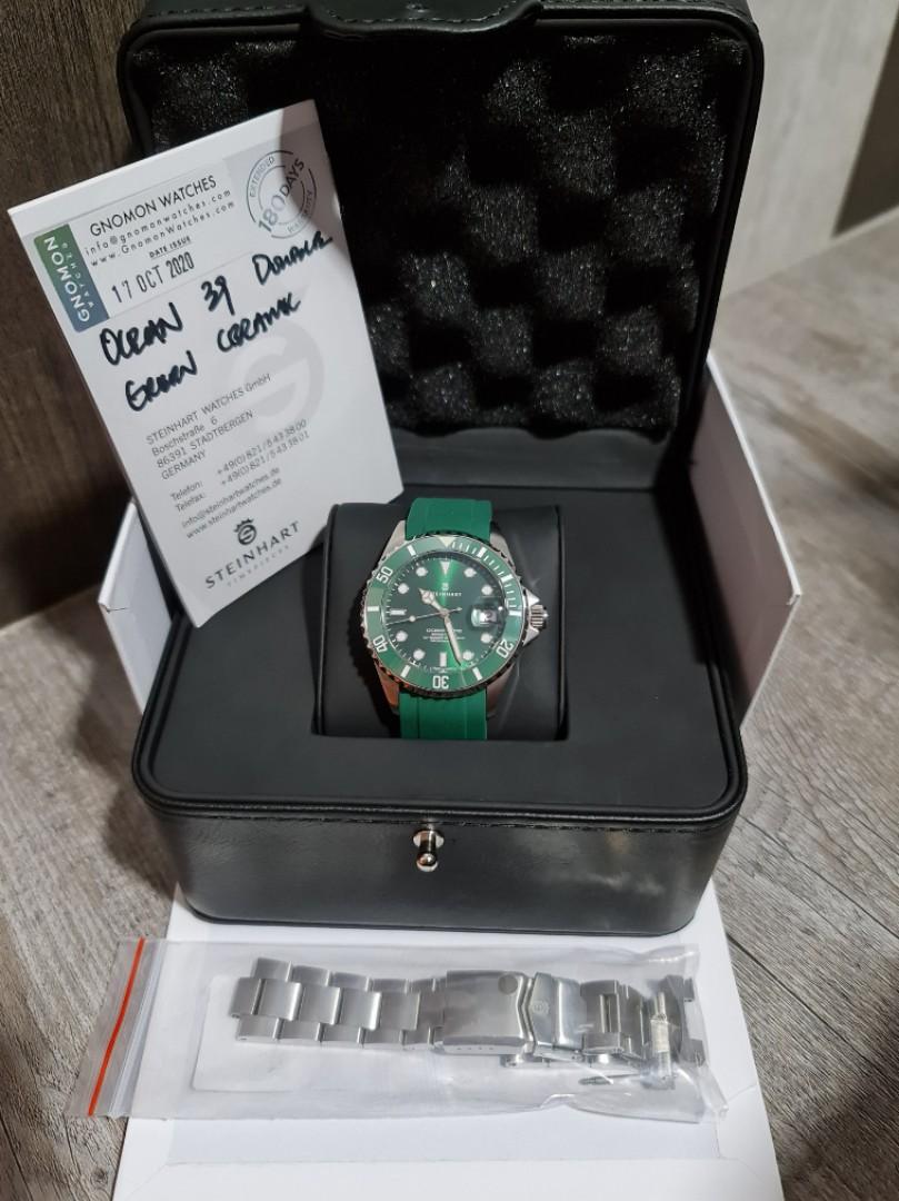 For sales Steinhart Ocean One double green ceramic Luxury