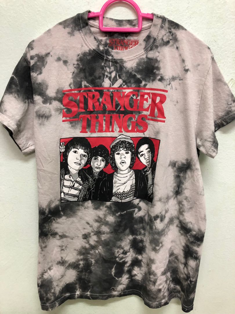 Stranger things tiedye shirt, Men's 
