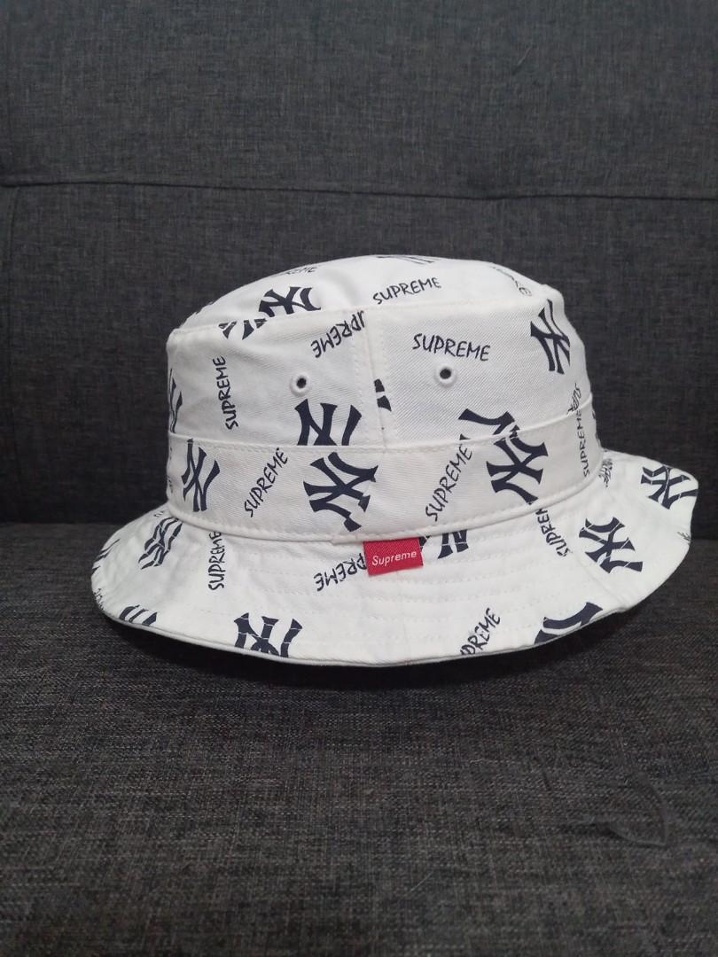 Supreme yankees bucket hat online