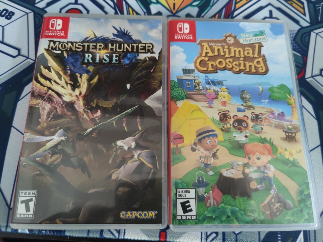 Switch Games Monster Hunter Rise / Animal Crossing New Horizons, Video