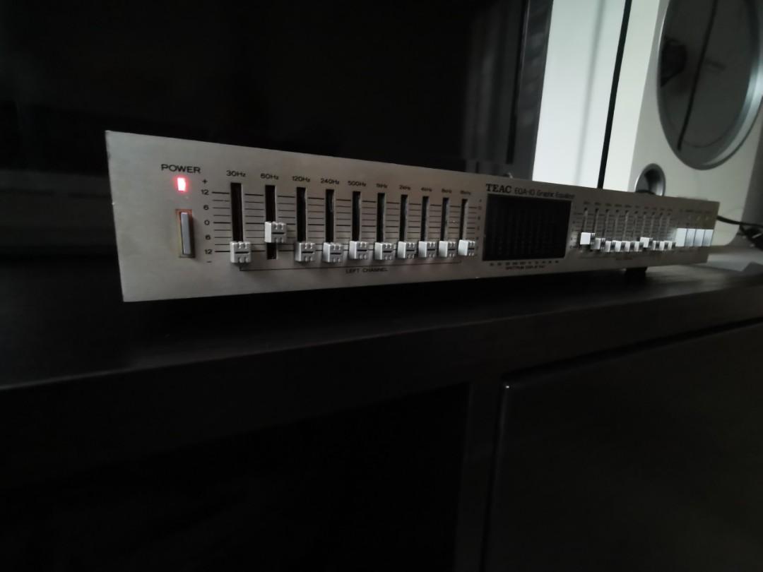 Teac EQA10 Dual 10 Band Home Theater Graphic Equalizer With Spectrum
