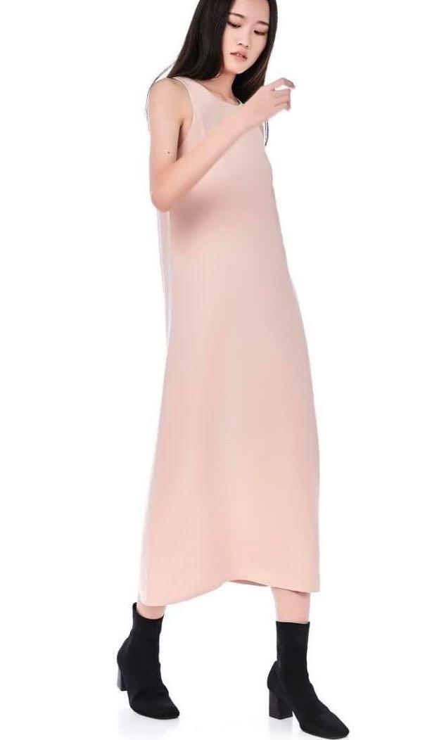 pale pink maxi