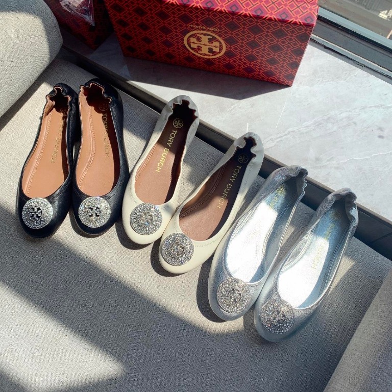 Tory burch top foldable flats