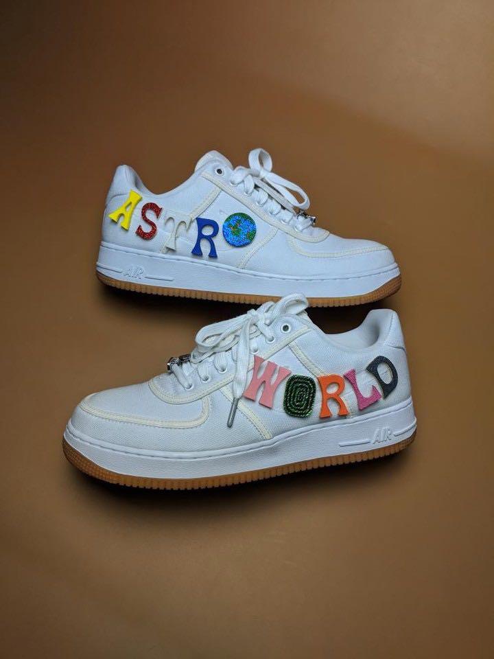 travis scott af1 replacement patches
