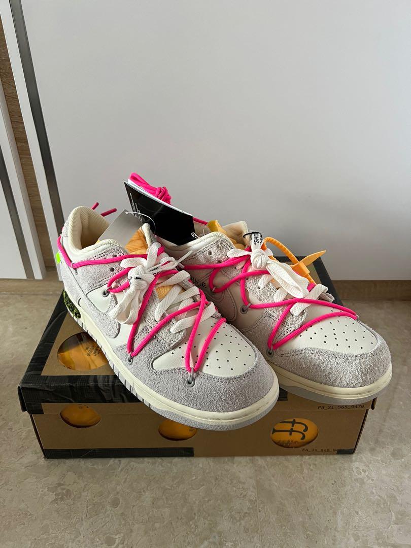 OFF-WHITE × NIKE DUNK LOW LOT17