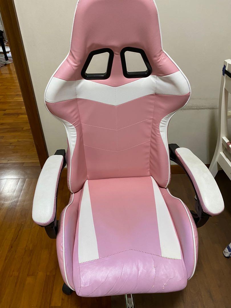 used pink gaming chair Furniture Home Living Furniture Chairs