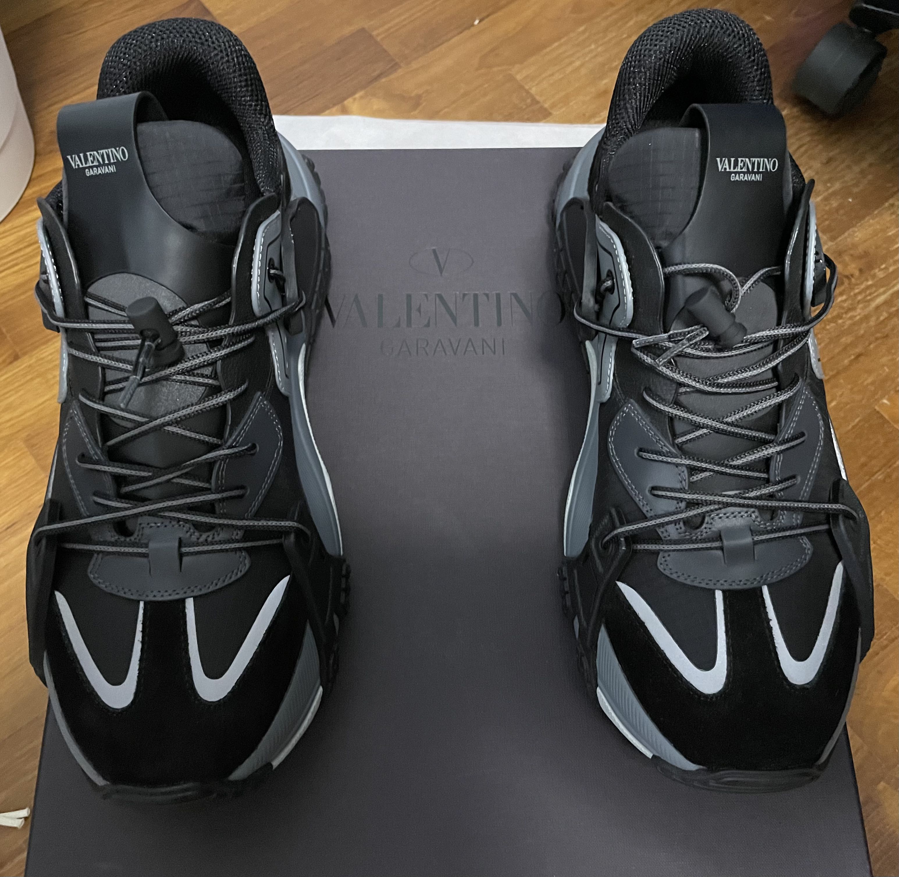 Valentino hot sale black grey
