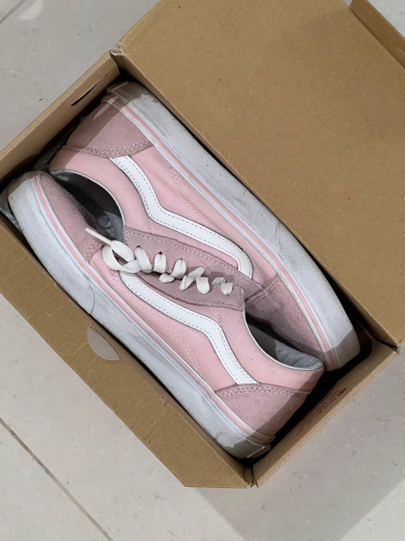 Chalk pink old skool vans 2025