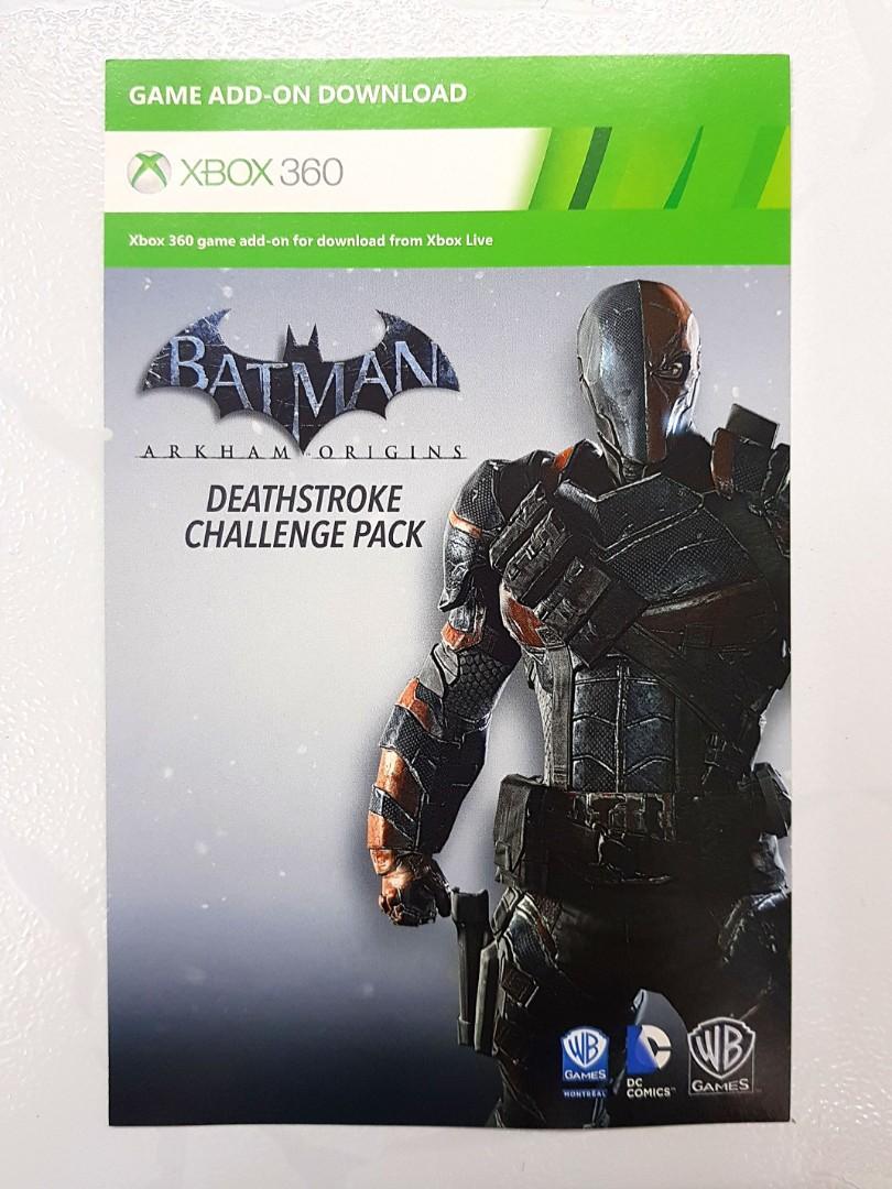 Video Game for Xbox 360 : Batman : Arkham Origins *Used* (NTSCJ / Warner  Bros & DC Comics / Mature) c/w 2 Disc and a still redeemable DLC for  Deathstroke Challenge Pack,