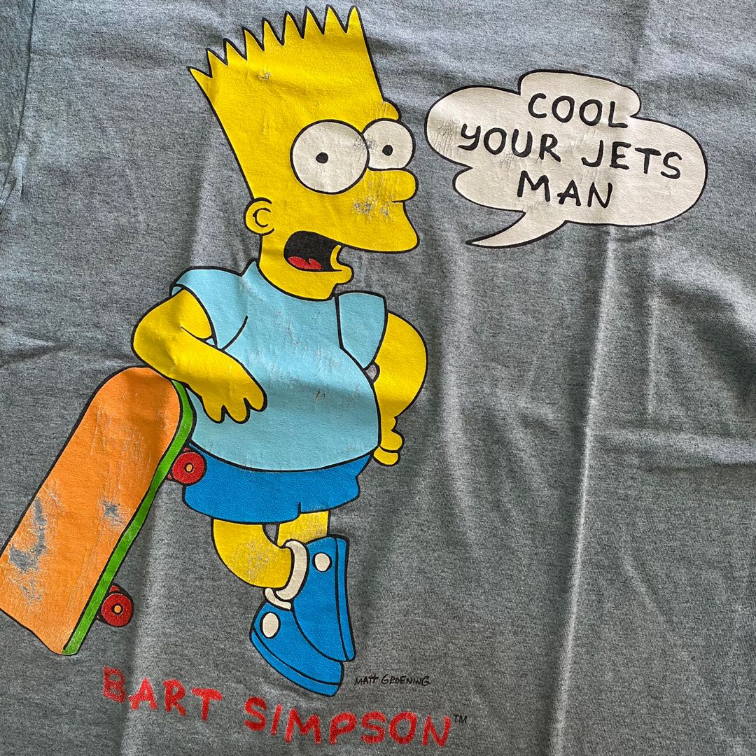 Cool your jets man bart sale simpson shirt